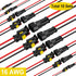 10 Kits 16 AWG 2 Pin Connector Waterproof Wire Connectors 2 Pin Automotive Electrical Connectors Quick Disconnect 2 Wire Connectors with 16 Gauge ...