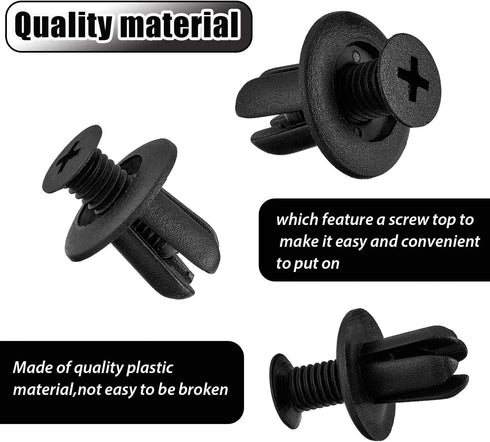 20 Pieces Dishwasher Kick Plate Trim Retainer Fastener Plastic Rivets Clips Compatible with Kenmore, Kitchenaid, WPW10503548 Replace