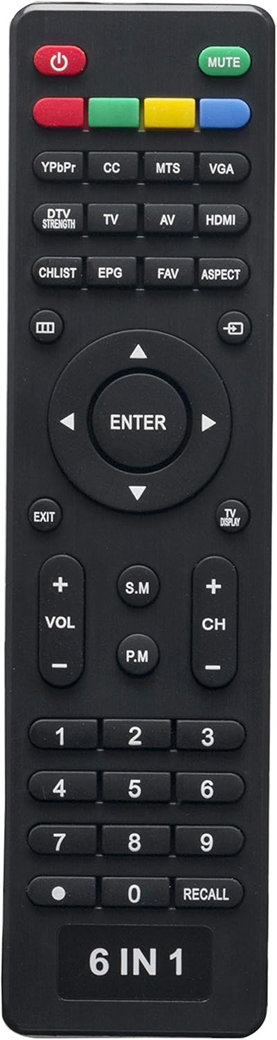 VIANBTY Replaced Remote Control fit for SPELER TV SP-LED24 SP-LED22 SP-LED22F SP-LED32 SP-LED19 SP-LED19W VIORE TV RC2012V 504C1931102 19VH50 LED1...