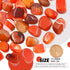 Hilitchi Reddish Brown Agate Stone Tumbled Stones for Plants Cacti & Succulents Bedding, Vase Filler, Landscape Bottom Decoration (About 1lb(455g)...