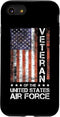 iPhone SE (2020) / 7 / 8 Patriotic American Flag Air Force Veteran Phone Case...