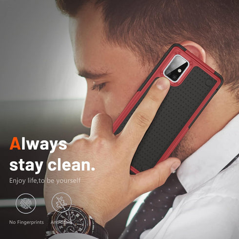 Designed for Samsung Galaxy A71 5G Case 2 in 1 Gift Militay Grade Drop Protective Rugged Heavy Duty Cover Shockproof Case for Galaxy A71 5G Phone ...