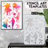 12Pcs Stencils for Painting on Wood - Stencils for Painting on Canvas Scrapbook Supplies Wall Art Stencils for Drawing Templates - Animal Stencils...