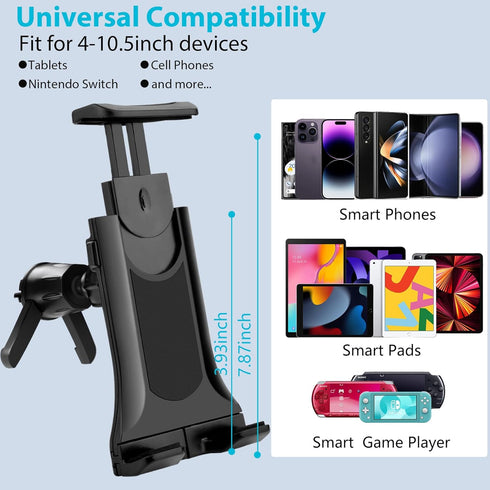 Lopnord Z Fold 5/4 Car Mount, Car Air Vent Phone Mount/Tablet Holder for Samsung Galaxy Z Fold 3/S23 Ultra/S22/i Phone 15 14 Pro Max, Car Vent Pho...