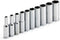 Powerbuilt 1/4-Inch Drive Metric Deep Socket Set, High Visibility Markings 10 Piece - 640538...