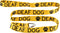 Hearing Impairment Dog Leash Deaf Dog Dog Leash Walking Training Dog Leashes Dog Owner Pet Lover Gift (Deaf Dog-YE)...
