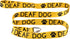 Hearing Impairment Dog Leash Deaf Dog Dog Leash Walking Training Dog Leashes Dog Owner Pet Lover Gift (Deaf Dog-YE)...
