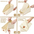 DIMJ Closet Organizers for Purses and Handbags Storage, Small Storage Bins Foldable, Small Basket for Shelves, Wardrobe, Bedroom - Closet Shelf Or...