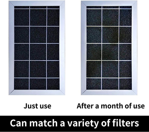 Carbon Fabric Filter Replacement Cut To Fit Charcoal Hepa AC Vent Filter Activated Carbon Air Filter Fabric Sheet Carbon Pad 16 x 48 inch...