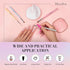 MelodySusie Nail Art Brushes Set,6pcs Nail Art Design Pen Painting Tools with Extension Gel Brush, Polish Brush, Builder Brush,Liner Brush, Carved...