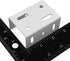 Heavy Duty Aluminum Fence Bracket for Vinyl Fencing Panel to Post Connection, Metal Replacement for 2.75in Plastic Brackets, Fits 2-3/4" Rails, 6 ...