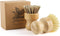 Bamboo Dish Scrub Brushes Set for Kitchen - Wooden Cleaning Scrubbers Brushes, Eco-Friendly Natural Dishes Washing Brush for Dishwashing Cast Iron...