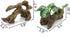 Artificial Driftwood for Aquarium Decor Plastic Plant Branches Ornament for Fish Tank Decorations (Style C)...