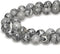 AAA Natural Map Stone Beads Gray Picasso Stone Beads for DIY Bracelet Making 15" (6mm)...