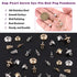Swpeet 680Pcs Gold and Sliver 3mm 4mm 5mm 6mm 8mm Cup Pearl Screw Eye Pin Bail Peg Pendants with 7mm Pendant Charm Clasps Connector Kit, Perfect f...