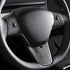 Steering Wheel Wrap Kit Sticker,for Tesla Model 3 / Y,Steering Wheel Protector Decoration Accessories (Black)...