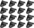 X AUTOHAUX 16pcs Black Car Subwoofer Speak Grill Clips Clamps Install Bay Fit for 4" 6" 8" 10" 12" 15"...