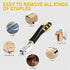 Upholstery and Construction Heavy Duty Staple Remover Tack Lifter Office Claw Tools Yellow...