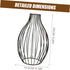Lantern Vase Decoration Iron Art Plant Containers Plants Tube Vases Wedding Flower Vase Minimalist Flower Bottle Flower Display Holder Centerpiece...