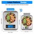 Ataller Digital Kitchen Scales, 304 Stainless Steel Food Scales, Professional Food Weighing Scales with Large LCD Display, Incredible Precision up...