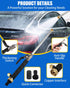 Jet Nozzle for Garden Hose, Hydro Jet Power Washer Wand with 3 Different Jet Nozzle and Quick Connectors, High Pressure Washer Tools Water Wand (B...