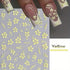 Flower Nail Stickers for Nail Art, 4Pcs Hibiscus Nail Decals White Pink Yellow Flowers Nail Design Stickers 3D Self-Adhesive Nail Art Supplies Sum...