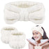 BESARME 3 Pieces Face Wash Headband and Wristband Set Spa Headband for Women Girls Makeup Skincare Headbands Wrist Towels Wrist Bands for Washing ...