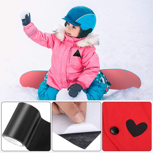 WILLBOND 3x79 Inch Nylon Repair Patches Nylon Patches for Jackets Self Adhesive Repair Tape Waterproof Kit Fabric Clothing Kit for Down Jacket, Te...