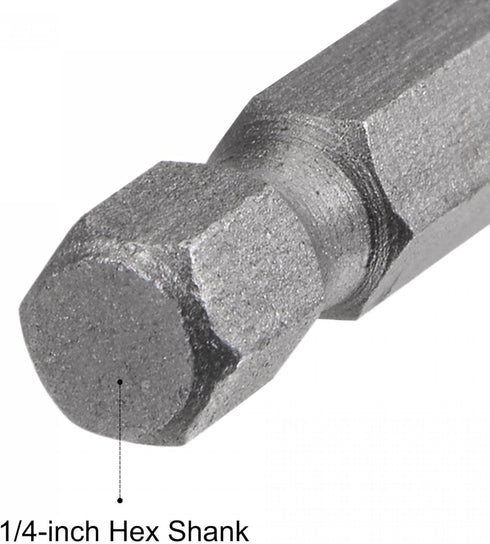 uxcell Quick-Change Nut Driver Bit, 1/4" Hex Shank 7mm Magnetic Nut Setter Drill Bits, 1.89" Length, Metric...