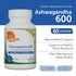 Zahler Ashwagandha Capsules, KSM-66 Aswhagandha 600mg Supplement, Relaxation and Stress Support, Kosher, 60 Capsules...