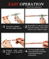 Swaging Tool Pipe Tube Expander Hand Expanding Tool Refrigeration Tube Expander for Copper 1/4" 5/16" 3/8" 1/2" 5/8" 3/4" 7/8"......