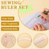 Aster 5Pcs Sewing Curve Ruler Set, French Curve Ruler for Pattern Making Fashion Clear Metric Sewing Ruler Set Plastic Sewing Tools and Color Posi...