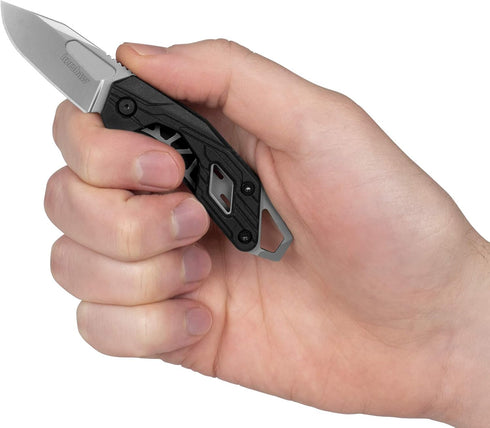 Kershaw Diode Folding Pocket Knife, 1.6 Inch Blade with Manual Opening, Liner Lock (1230), Black,Steel...