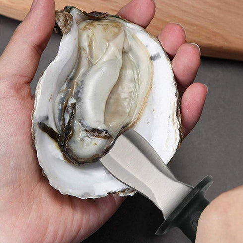 Oyster Shucking Knife, Oyster Knife, Oyster Shucker, Oyster Opener, Oyster Shucking Kit, 2 knifes and 1 Gloves Cut Resistant Gloves...