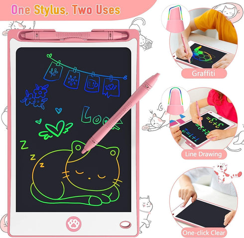 Hockvill LCD Writing Tablet for Kids 8.8 Inch, Kids Toys for Girls Boys Drawing Pad for 3 4 5 6 7 8 Year Old Kid, Toddler Drawing Doodle Board Tra...