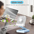 Foldable Mini Portable Fan, 5 in 1 Design, 3000mAh Rechargeable Battery, 4 Speed Adjustable Wind Speed, Suitable for Travel, Outdoor, Camping, Car...