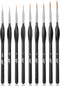 Mr. Pen- Miniature Paint Brushes, 9 Pcs, Detail Paint Brush Set, Fine Paint Brush, Fine Detail Paint Brush Set, Detail Paint Brushes, Model Paint ...