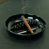 Premium Plastic Ashtray, Trash Can, Pack of 3, Round Black Large Size, for Indoor Outdoor Home Office Patio Restaurant Bar Hotel Use...