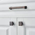 Square Knobs - 10 Pack / 1.3 Inch, Oil Rubbed Bronze Cabinet Pulls Vintage for Furniture Knobs, Kitchen Knobs, Farmhouse Knobs and Drawer Pulls, B...