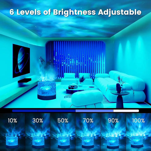 Crystal Ocean Wave Lamp, 16 Color Crystal Lamp LED Night Light with Remote for Bedroom, USB Rechargeable Bedside Lamps Romantic Lighting for Bedro...