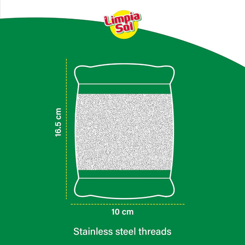 | Pack 12 Steel Mesh Pad | Stainless Steel Wool Scrub - Sponge Apartment Essentials | Cleaning Supplies Sponges Kitchen...
