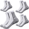 Anti Slip Athletic Grip Socks,Grip Soccer Socks with Grippers,Stretch Athletic Socks for Sports...