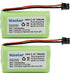 Kastar 2-Pack Home Cordless Phone Battery Replacement for BT-1007 BT1007 BT1015 BT904 BBTY0460001 BBTY0510001 BBTY0624001 BBTY0700001 Panasonic HH...