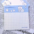 4 Pack Cute Sticky Notes Kawaii Sticky Notes Memo Pads 3.1x3.1 Inches Fresh Bear Series Self-Stick Note Pads for Girls Boys Students School Office...