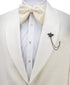 Knighthood Black Bee with Hanging Chain Brooch Lapel Pin...