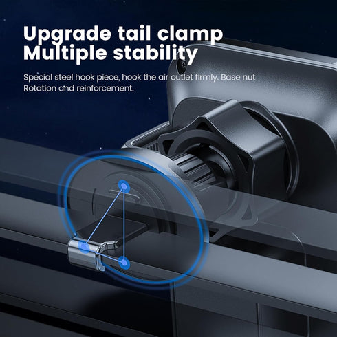 Wireless Car Charger, 15W Fast Charging Auto-Clamping Car Mount, Wireless Car Charger with Phone Holder Mount, for iPhone 14 13 12 11Pro/Xr/Xs/X/8...