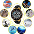 FANMIS Men's Analog Digital 50M Waterproof Sports Watch Military Multifunction Stopwatch Alarm Backlight Gold Watch...