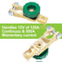 Spurtar Car Battery Disconnect Switch 12V - 24V Top Post 2Pcs, Quick Disconnect Battery Cut Off Switch for Truck RV Boat Vehicles, Green Knob...