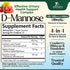 D-Mannose Supplement 1,350 mg with Cranberry & Hibiscus - Effective Fast-Acting, Flush the Impurities for Natural Bladder, Urinary Tract Health Su...