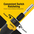 AZUNO 24 IN 1 Ratchet Screwdriver Set with Universal Socket, 20 CRV Bits Stored in Handle, 12+8 Slotted/Philips/Torx/Hex/Square Sand Blasted Bits ...